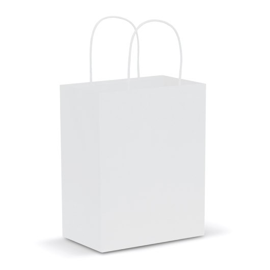 Medium Paper Carry Bags White